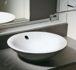 Duravit Starck 1 - Lavabo Da Appoggio Senza Foro Con Troppopieno, Diametro 330 Mm, Bianco - Lavabo Da Appoggio, Con WonderGliss 04083300001 -Serie Rubinetti Negozio 73f120faaddb98cca2d42c67