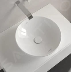 Villeroy & Boch Loop&Friends - Lavabo Da Appoggio, Diametro 420 Mm, Con Troppopieno, Bianco Alpino 4A460001 -Serie Rubinetti Negozio 74c21db62c2897ba9e86c0a8