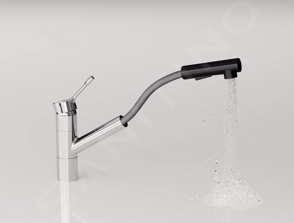 Ideal Standard Ceralook - Miscelatore Da Lavello Con Doccetta Estraibile, BlueStart, Cromo BC297AA 3 Ideal Standard Ceralook - Miscelatore Da Lavello Con Doccetta Estraibile, BlueStart, Cromo BC297AA - immagine 3