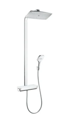 Hansgrohe Raindance Select E - Set Doccia Con Termostato, 360 Mm, Bianca/cromata 27112400