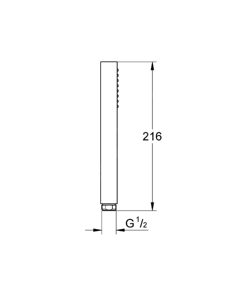 Grohe Euphoria Cube - Doccetta A Mano, Cromata 27698000 2 Grohe Euphoria Cube - Doccetta A Mano, Cromata 27698000 - immagine 2