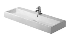 Duravit Vero - Lavabo Da Mobile 1200x470 Mm, Con 1 Foro Per Miscelatore, Con WonderGliss, Bianco Alpino 04541200271