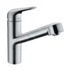 Hansgrohe Focus M42 - Miscelatore Da Lavello M427-H150 ECO, Con Bocca Di Erogazione Estraibile, EcoSmart, Cromo 71865000