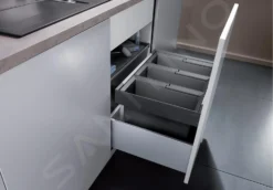 Blanco Flexon II - Pattumiera Ad Incasso, Differenziata, 45 L 521472 -Serie Rubinetti Negozio 7cfe14e2b28102f6664e5972