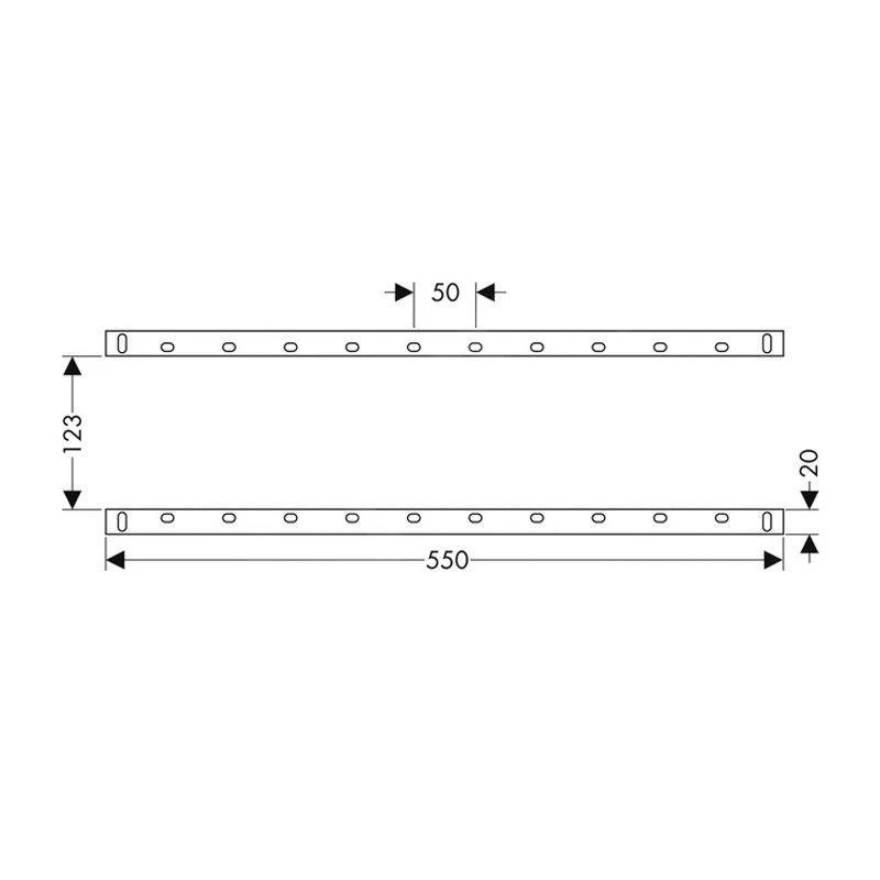 Hansgrohe Accessori - Set Guide Di Montaggio Per IBox Universal 96615000 2 Hansgrohe Accessori - Set Guide Di Montaggio Per IBox Universal 96615000 - immagine 2