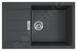 Franke Set - Set Da Cucina T106, Lavello In Tectonite S2D 611-78 XL E Miscelatore FP 9000.031, Nero/cromo 143.0675.732 -Serie Rubinetti Negozio 7ff981842f035db0ac76fa4c