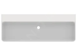 Ideal Standard Conca Ceram - Lavabo Doppio 1200x450 Mm, Senza Troppopieno, Senza Foro Per Miscelatore, Bianco T380901 -Serie Rubinetti Negozio 80ec83214429f3fe9600791e