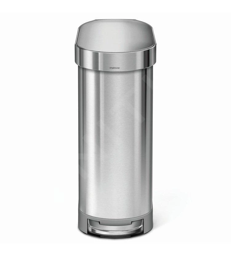 Simplehuman Pattumiere - Pattumiera Slim 45 L, Acciaio Inox Spazzolato CW2044 3 Simplehuman Pattumiere - Pattumiera Slim 45 L, Acciaio Inox Spazzolato CW2044 - immagine 3