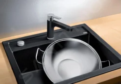 Blanco Dalago 45 - Lavello In Silgranit, 465x510 Mm, Con Comando Piletta Di Scarico, Antracite 517156 -Serie Rubinetti Negozio 83c506150571145b470dab9c