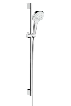 Hansgrohe Croma Select E - Set Doccia Vario 0,90 M, Bianco/cromato 26592400