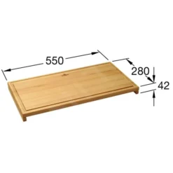 Villeroy & Boch Accessori - Set Tagliere E Cestello, Faggio/acciaio Inox 8K140000 -Serie Rubinetti Negozio 8ab5de680d0f3b232e5bae48