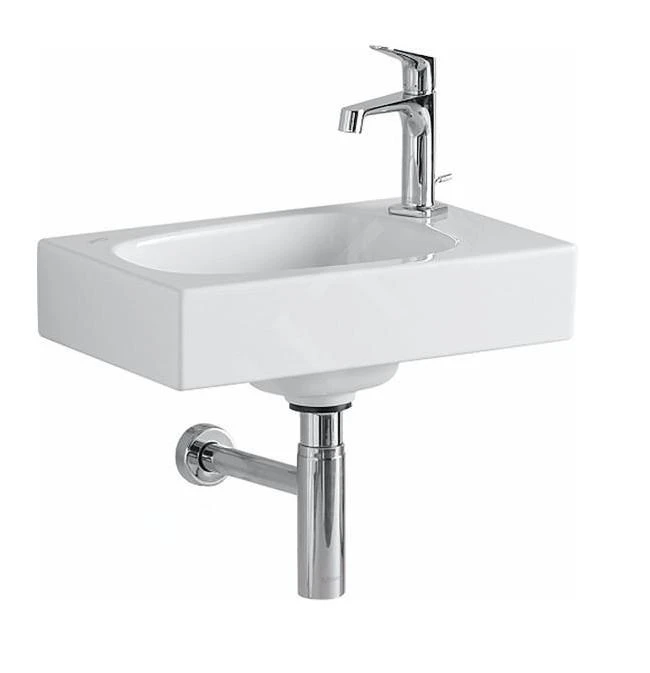 Geberit Citterio - Lavamani 450x300 Mm, Foro Per Miscelatore A Destra, Senza Troppopieno, Con KeraTect, Bianco 500.541.01.1 3 Geberit Citterio - Lavamani 450x300 Mm, Foro Per Miscelatore A Destra, Senza Troppopieno, Con KeraTect, Bianco 500.541.01.1 - immagine 3