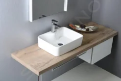 Sapho Balena - Lavabo Da Appoggio 480x135x370 Mm, Bianco BH7013 -Serie Rubinetti Negozio 9093d94a43ee4dbd6efe7c38