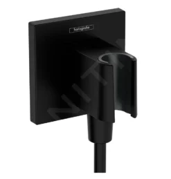 Hansgrohe Fixfit - Presa D&apos;acqua Con Supporto Per Doccetta, Nero Opaco 26889670