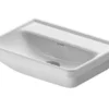 Duravit D-Neo - Lavamani 450x340 Mm, Senza Foro Per Miscelatore, Con WonderGliss, Bianco 07384500701