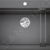 Blanco Etagon 8 - Lavello In Silgranit, 780x510 Mm, Con Guide Scorrevoli, InFino, Antracite 525177