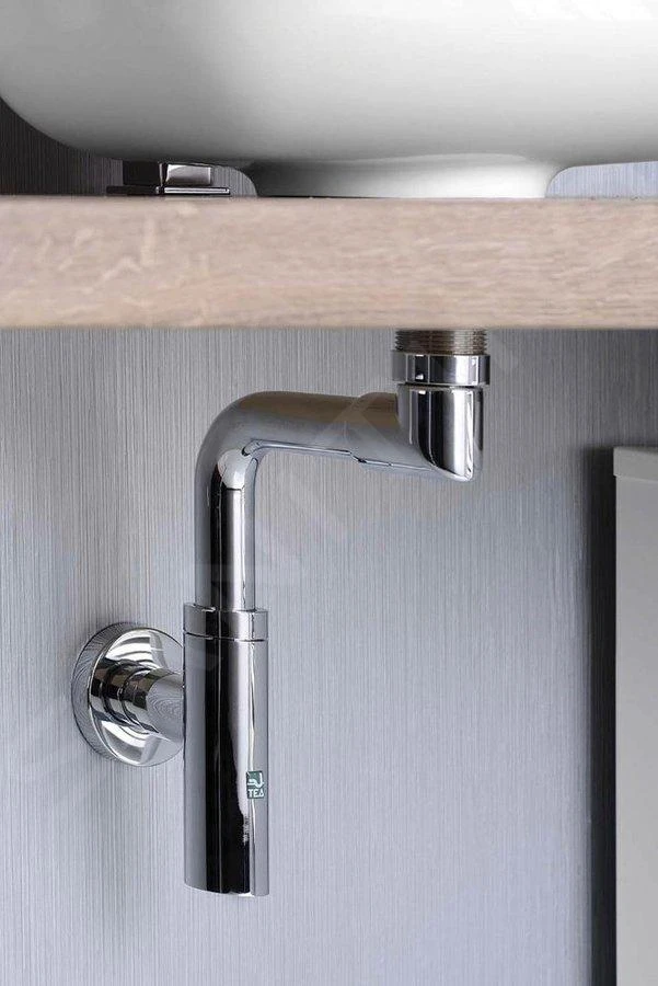 Sapho Omp Tea Toti - Sifone Salvaspazio Per Lavabo, Cromo 711.215.5.K 5 Sapho Omp Tea Toti - Sifone Salvaspazio Per Lavabo, Cromo 711.215.5.K - immagine 5