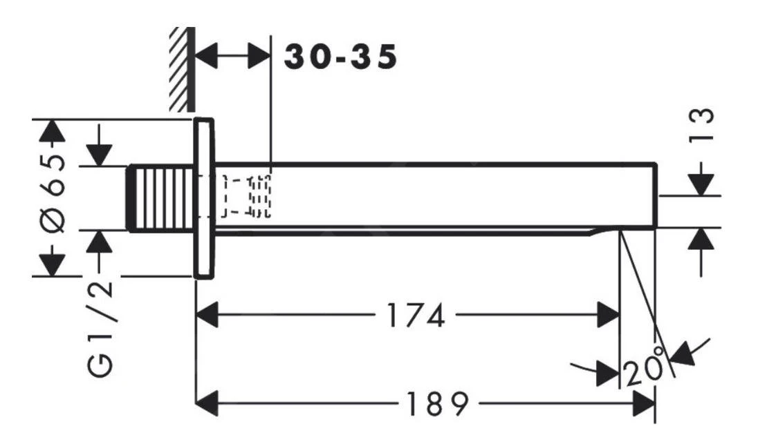 Hansgrohe Finoris - Bocca Di Erogazione Per Vasca Da Bagno, Bianco Opaco 76410700 2 Hansgrohe Finoris - Bocca Di Erogazione Per Vasca Da Bagno, Bianco Opaco 76410700 - immagine 2
