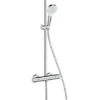 Hansgrohe Crometta - Set Doccia S 240 Showerpipe Con Termostato, EcoSmart 9 L/min, Cromato 27268000