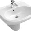 Villeroy & Boch O.novo - Lavabo 600x490 Mm, Con Troppopieno, Foro Per Miscelatore, Bianco Alpino 51606001