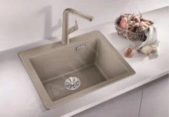 Blanco Pleon 5 - Lavello In Silgranit, 515x510 Mm, Color Alluminio 521670 -Serie Rubinetti Negozio 9c0aeb59d64b75b05879783e