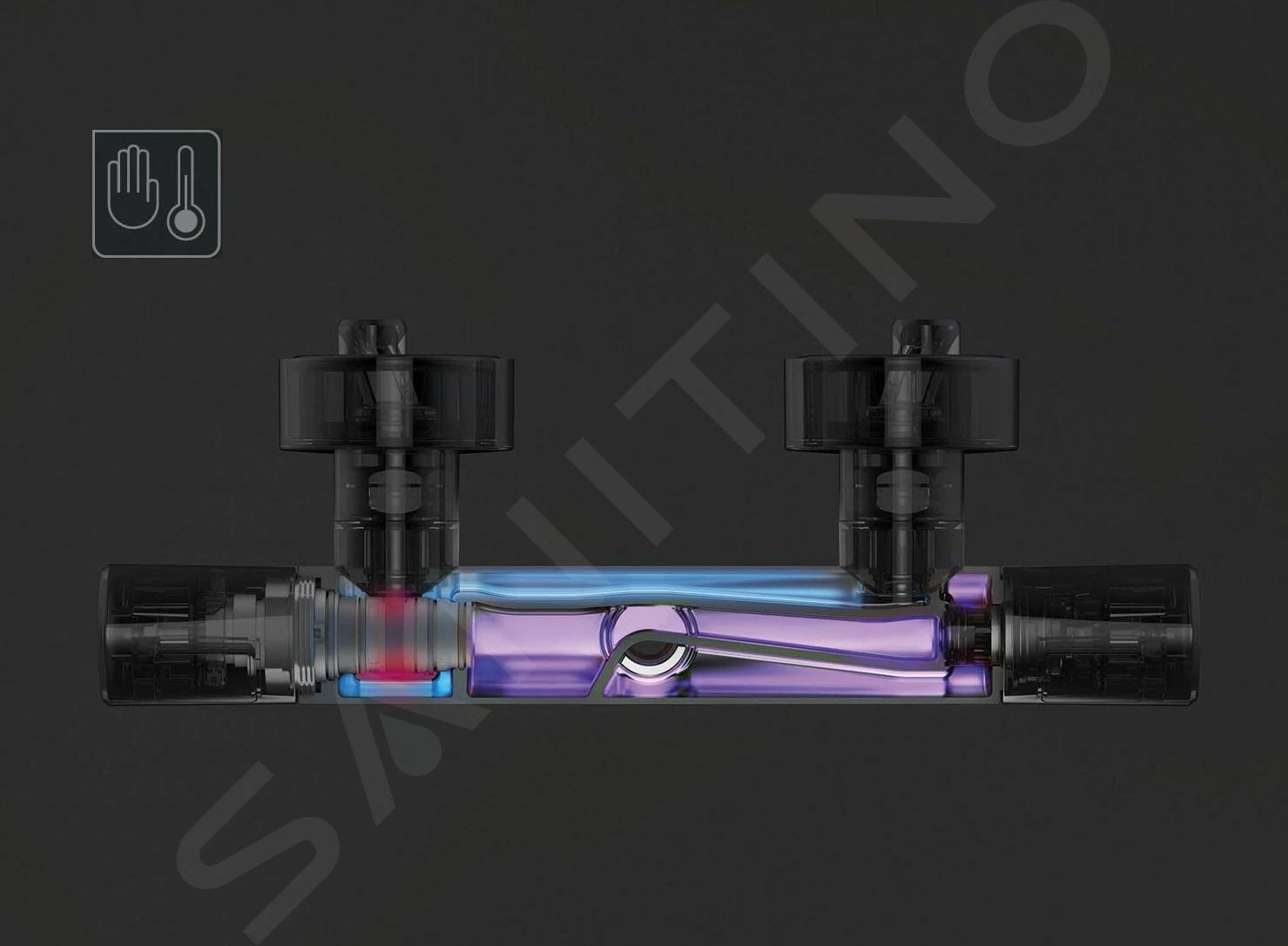Ideal Standard CeraTherm - Set Doccia T25 Termostatico, 200 Mm, 3 Getti, Cromo A7208AA 7 Ideal Standard CeraTherm - Set Doccia T25 Termostatico, 200 Mm, 3 Getti, Cromo A7208AA - immagine 7
