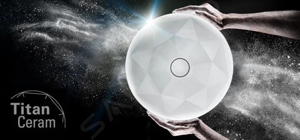 Villeroy & Boch Artis - Lavabo Da Appoggio, Diametro 430 Mm, CeramicPlus, Bianco Alpino 417943R1 6 Villeroy & Boch Artis - Lavabo Da Appoggio, Diametro 430 Mm, CeramicPlus, Bianco Alpino 417943R1 - immagine 6