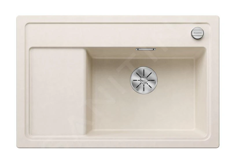 Blanco Zenar XL 6 - Lavello In Silgranit, 780x510 Mm, Con Comando Remoto Dello Scarico, InFino, Bianco Fine 527185 1 Blanco Zenar XL 6 - Lavello In Silgranit, 780x510 Mm, Con Comando Remoto Dello Scarico, InFino, Bianco Fine 527185