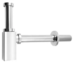 Aqualine Sifoni - Sifone Quadrato Per Lavabo 5/4, Cromo CV1004