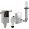 Geberit Accessori - Sifone Per Lavabo, Ad Incasso, Set Di Completamento, Uscita Orizzontale, Cromo Lucido 151.122.21.1