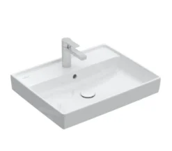 Villeroy & Boch Collaro - Lavabo Da Mobile 600x470 Mm, Con Troppopieno, Con Foro Per Miscelatore, Bianco Alpino 4A336G01