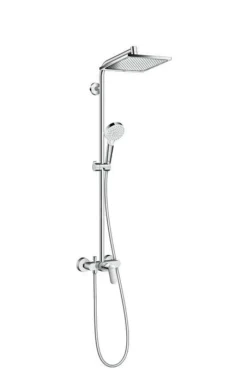 Hansgrohe Crometta - Set Doccia Showerpipe E 240 Con Miscelatore, Cromato 27284000
