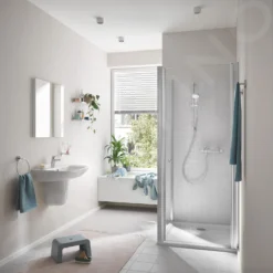 Grohe Precision Flow - Set Doccia Termostatico A Parete, Con Asta Saliscendi 620 Mm, Cromo 34841000 -Serie Rubinetti Negozio ab8a062bdb40ad9c34b9fb35