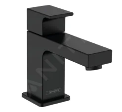 Hansgrohe Vernis Shape - Rubinetto Non Miscelatore Per Lavabo, EcoSmart, Nero Opaco 71592670