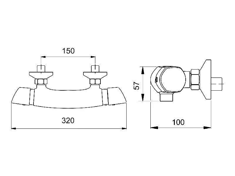 Novaservis Metalia Eco+ - Set Doccia ECO+ Con Termostato E Doccetta, Cromo 57961,0E 2 Novaservis Metalia Eco+ - Set Doccia ECO+ Con Termostato E Doccetta, Cromo 57961,0E - immagine 2