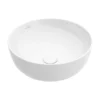 Villeroy & Boch Artis - Lavabo Da Appoggio, Diametro 430 Mm, CeramicPlus, Bianco Alpino 417943R1