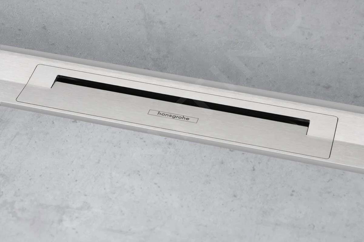 Hansgrohe RainDrain Flex - Canalina Doccia Lineare Con Griglia In Acciaio Inox 800, A Parete, Accorciabile, Acciaio Inox Spazzolato 56051800 4 Hansgrohe RainDrain Flex - Canalina Doccia Lineare Con Griglia In Acciaio Inox 800, A Parete, Accorciabile, Acciaio Inox Spazzolato 56051800 - immagine 4