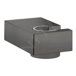 Hansgrohe Supporti Doccia - Supporto Doccia A Parete Porter E, Cromo Nero Spazzolato 28387340
