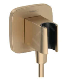 Hansgrohe Fixfit - Presa D&apos;acqua Con Supporto Per Doccetta, Bronzo Spazzolato 26887140