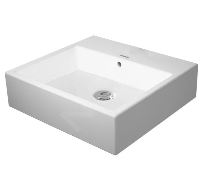 Duravit Vero Air - Lavabo Da Appoggio 500x470 Mm, Con Troppopieno, Senza Foro Per Miscelatore, Bianco 2352500060 1 Duravit Vero Air - Lavabo Da Appoggio 500x470 Mm, Con Troppopieno, Senza Foro Per Miscelatore, Bianco 2352500060