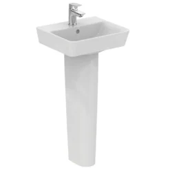 Ideal Standard Connect Air - Lavamani Cube, 400x350x160 Mm, Con 1 Foro Per Miscelatore, Bianco E030701 -Serie Rubinetti Negozio b87d320ac619568c285c1776