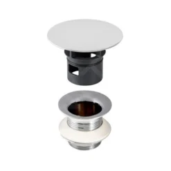 Geberit Accessori - Valvola Di Scarico Speciale Con Copertura, Cromo 152.050.21.1