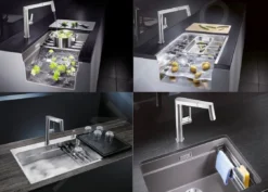 Blanco Etagon 8 - Lavello In Silgranit, 780x510 Mm, Con Guide Scorrevoli, InFino, Antracite 525177 -Serie Rubinetti Negozio bccf5d752b3def82cfc55c5e