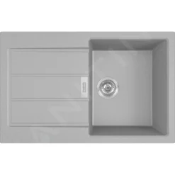 Franke Set - Set T81, Lavello In Tectonite S2D 611-78 E Miscelatore SAMOA, Grigio/cromo 143.0618.712 -Serie Rubinetti Negozio be234dcc2dda213e969a7b7e 1