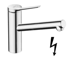 Hansgrohe Zesis M33 - Miscelatore Da Lavello 150, Per Scaldabagni Non A Pressione, Cromo 74806000