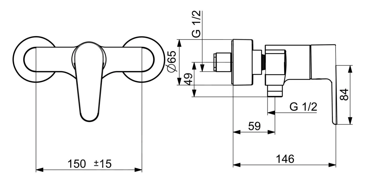 Hansa Vantis - Miscelatore Doccia, Cromo 52450167 2 Hansa Vantis - Miscelatore Doccia, Cromo 52450167 - immagine 2