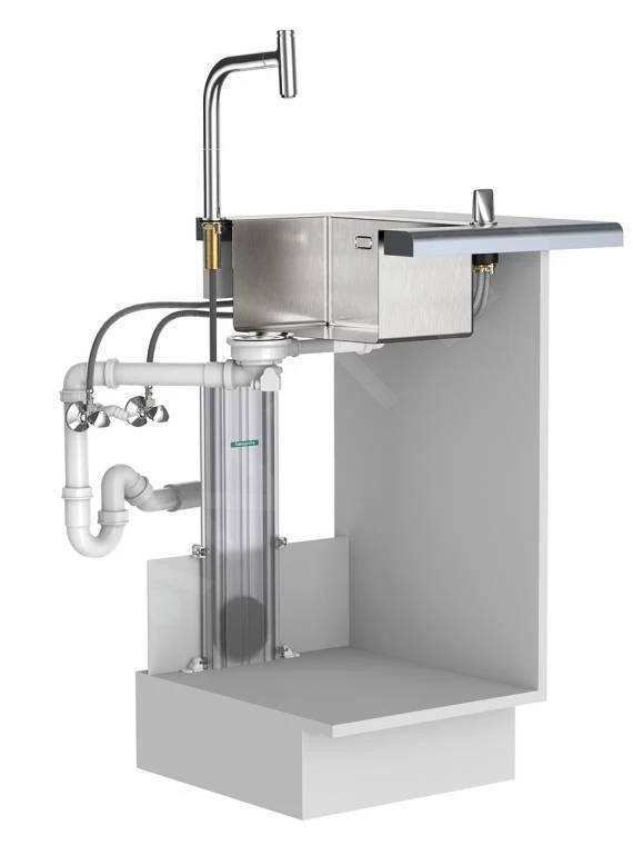 Hansgrohe Lavelli - Set Lavello E Miscelatore C71-F450-07, Simil Inox 43205800 5 Hansgrohe Lavelli - Set Lavello E Miscelatore C71-F450-07, Simil Inox 43205800 - immagine 5