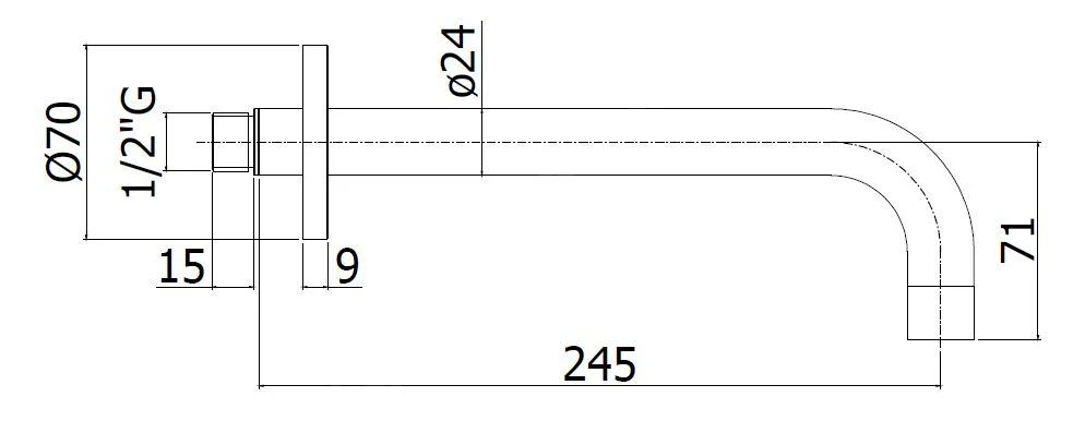 Paffoni Light - Bocca Di Erogazione Per Vasca Da Bagno, Nero Opaco ZBOC141NO 2 Paffoni Light - Bocca Di Erogazione Per Vasca Da Bagno, Nero Opaco ZBOC141NO - immagine 2