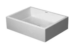 Duravit Vero Air - Lavabo Da Appoggio 500x380 Mm, Senza Troppopieno, Senza Foro Per Miscelatore, Bianco 2351500000
