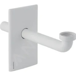 Geberit Accessori - Set Di Completamento Lavabi Con Copertura Anti Odori Ad Incasso, Bianco Alpino 115.416.11.1